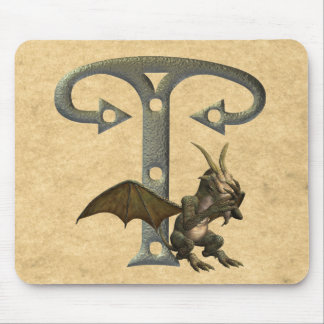 Gargoyles Monogram T Mouse Pad