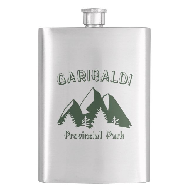 Garibaldi Provincial Park Hip Flask (Front)