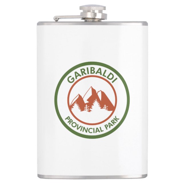 Garibaldi Provincial Park Hip Flask (Front)