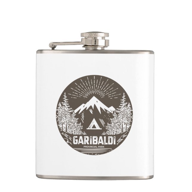 Garibaldi Provincial Park Hip Flask (Front)