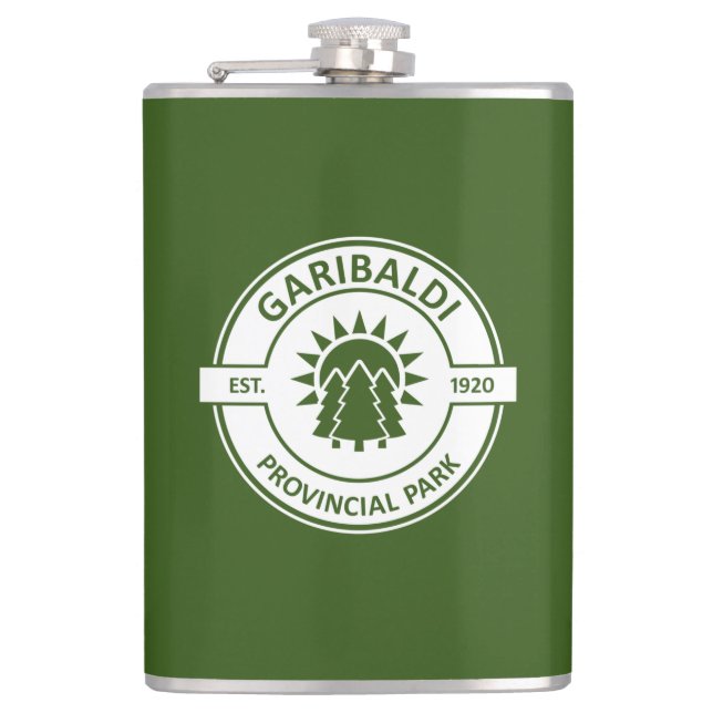 Garibaldi Provincial Park Hip Flask (Front)