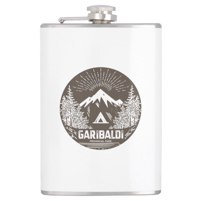 Garibaldi Provincial Park Hip Flask (Front)