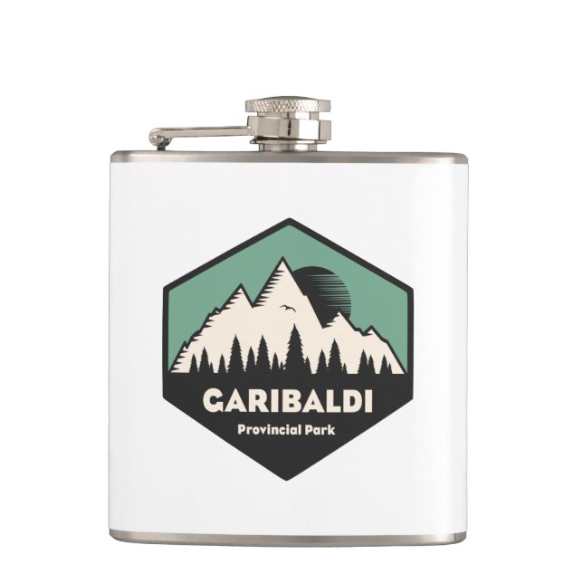 Garibaldi Provincial Park Hip Flask (Front)