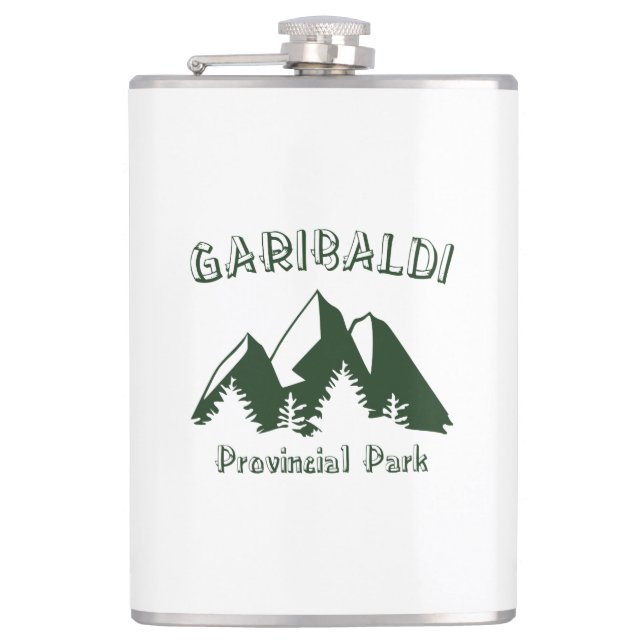 Garibaldi Provincial Park Hip Flask (Front)