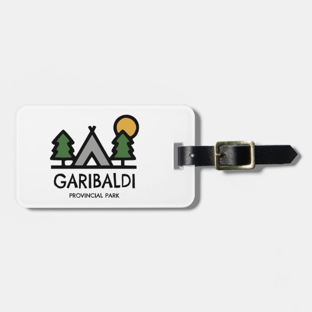 Garibaldi Provincial Park Luggage Tag (Front Horizontal)