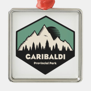 Garibaldi Provincial Park Metal Tree Decoration