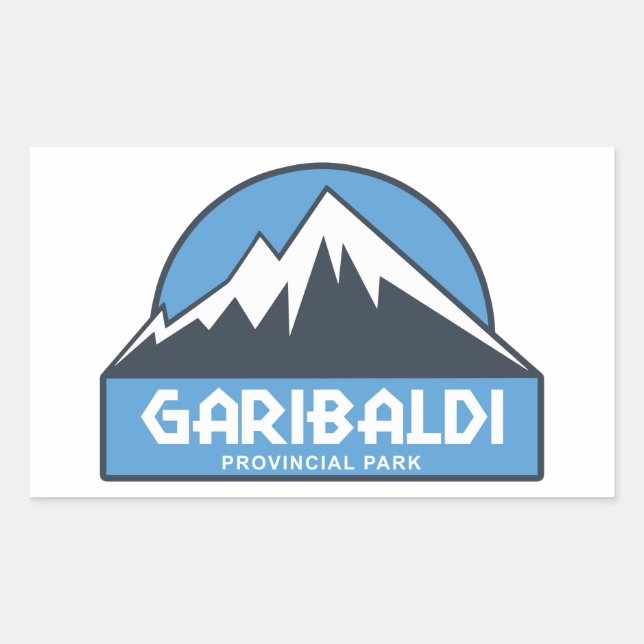 Garibaldi Provincial Park Rectangular Sticker (Front)