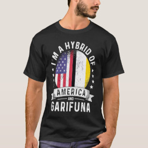 Garifuna American Patriot Grown  Flag Humor T-Shirt