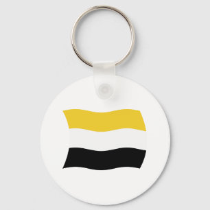 Garifuna Flag Keychain