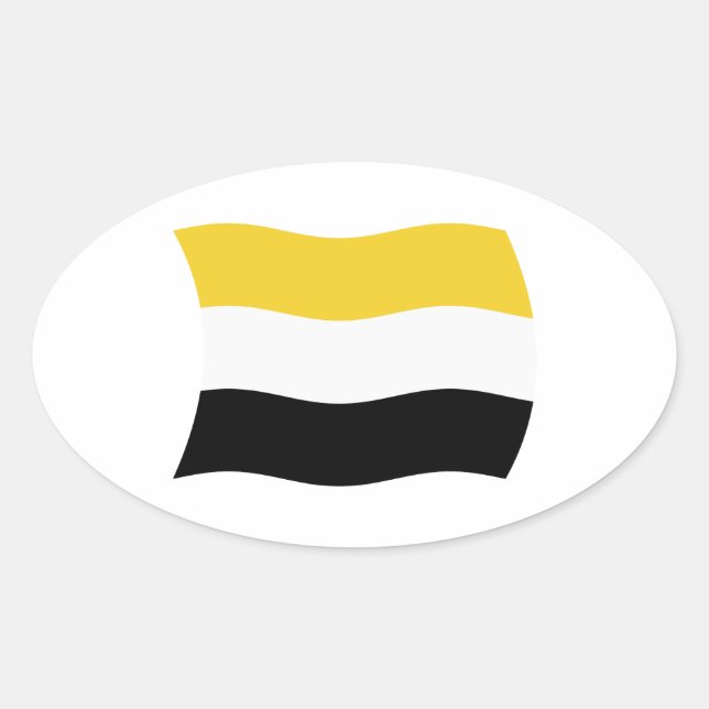 Garifuna Flag Sticker (Front)