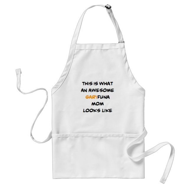 garifuna mum, awesome standard apron (Front)