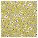 garland flowers yellow fabric