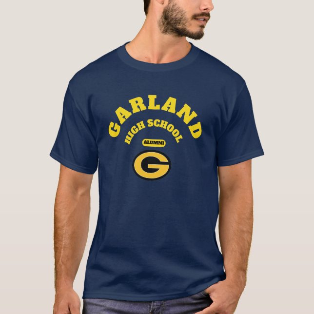 Garland High School Alumni T-Shirt (Front)