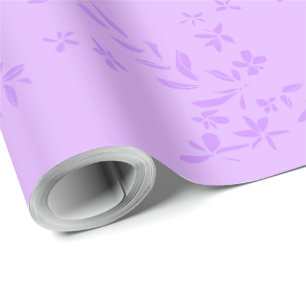 Garlands Lilac Wrapping Paper
