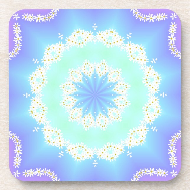 Garlands of daisies coaster (Front)