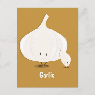 Garlic and Clove characters   Postcard