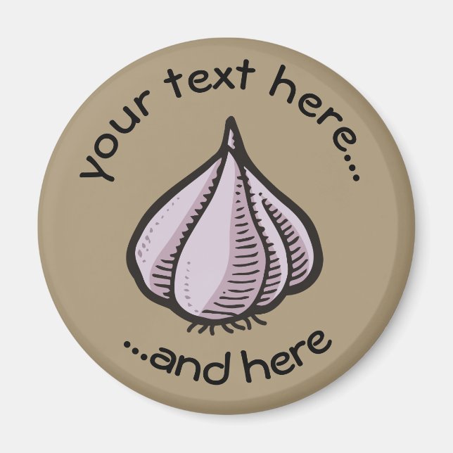 Garlic Bulb Magnet (Front)