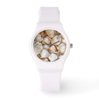 Garlic Bulbs Artistic Black Outline Art Watch