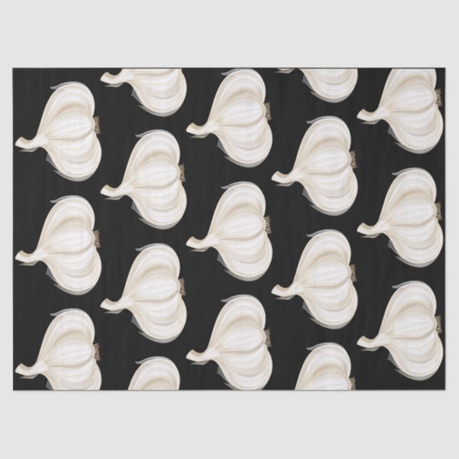 Garlic Bulbs Tissue Paper (Front)