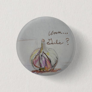 Garlic Button Pin
