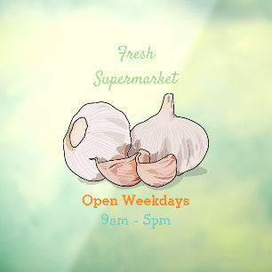 Garlic cartoon illustration
