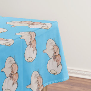 Garlic cartoon illustration   tablecloth