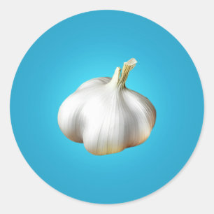 Garlic Classic Round Sticker