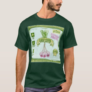 Garlic cloves growing veggies T-Shirt