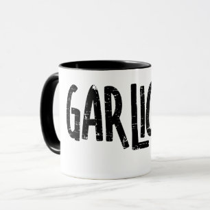 Garlic Garlic Text Mug