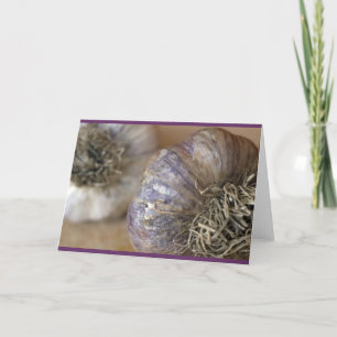 Garlic heads card