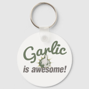 Garlic is Awesome! Key Ring