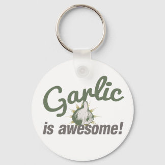 Garlic is Awesome! Key Ring