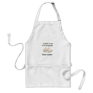 Garlic Is My Love Language – Personalised Garlic Standard Apron