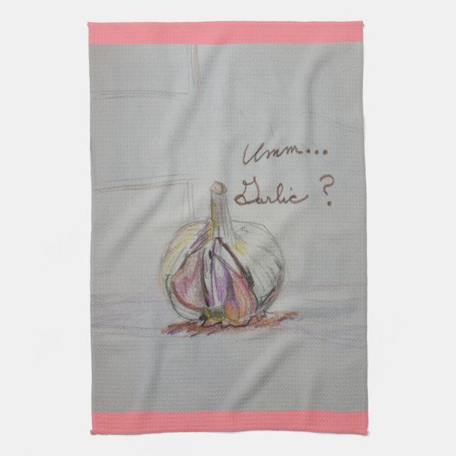 Garlic Lovers Kitchen Towel (Vertical)