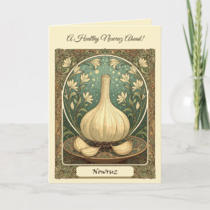 Garlic of Good Health Persian Nowruz Symbolism Card