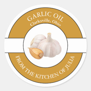 Garlic Oil Label