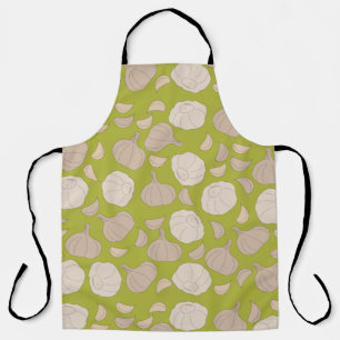 Garlic Pattern - Garlic Cloves & Bulb Apron