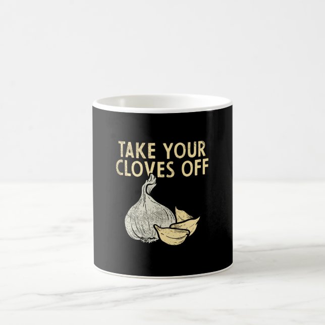Garlic Plant Coffee Mug (Center)