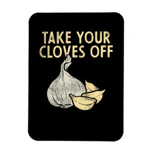 Garlic Plant Magnet