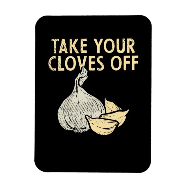 Garlic Plant Magnet (Vertical)