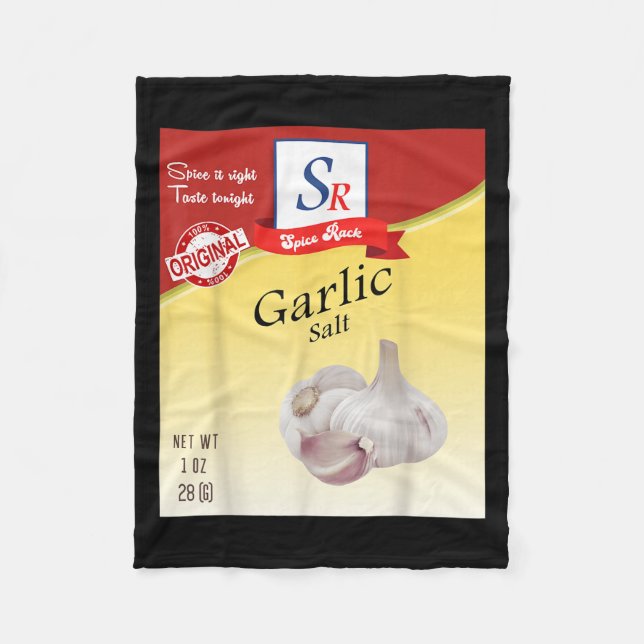 Garlic Sce Condiment Costume Holiday Sce Group Cos Fleece Blanket (Front)
