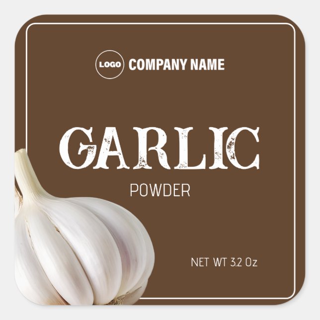 Garlic Spice Custom Sticker (Front)