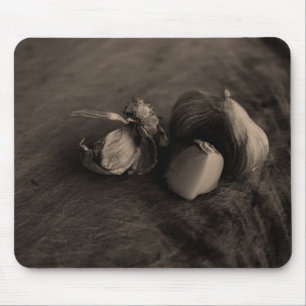 Garlic Still Life Fine Art Photograph Mouse Pad