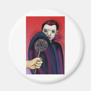 Garlic Wards off the Vampire's Bite Magnet