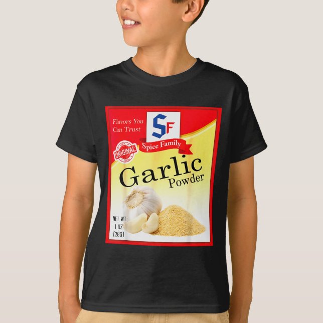 Garlic Wder Sce Group Costume Family Matching Hall T-Shirt (Front)
