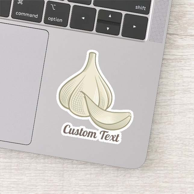 Garlic Woodcut Icon (Detail)