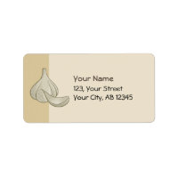 Garlic Woodcut Icon