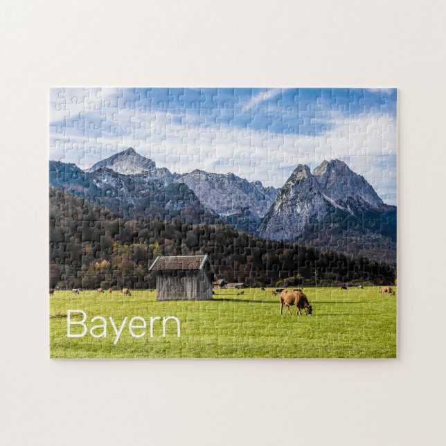 Garmisch Partenkirchen Alps Bavaria Germany Jigsaw Puzzle (Horizontal)