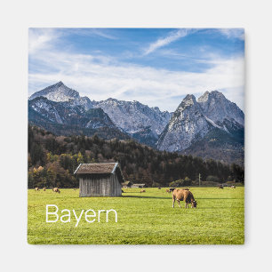 Garmisch Partenkirchen Alps Bavaria Germany Luggag Magnet
