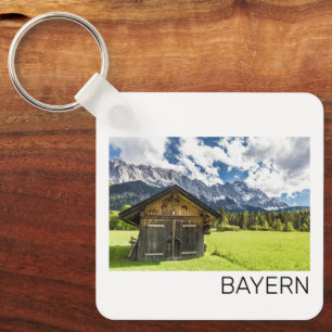 Garmisch Partenkirchen Bavaria Alps Panorama Key Ring